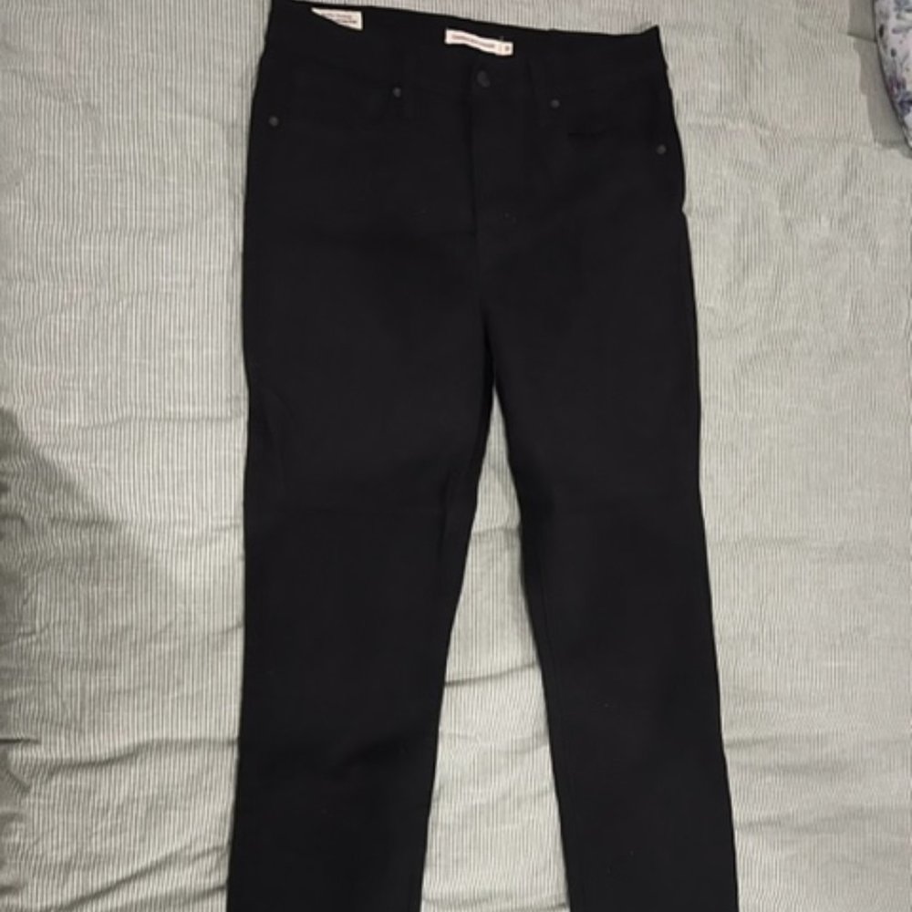 Black Straight Leg Jeans